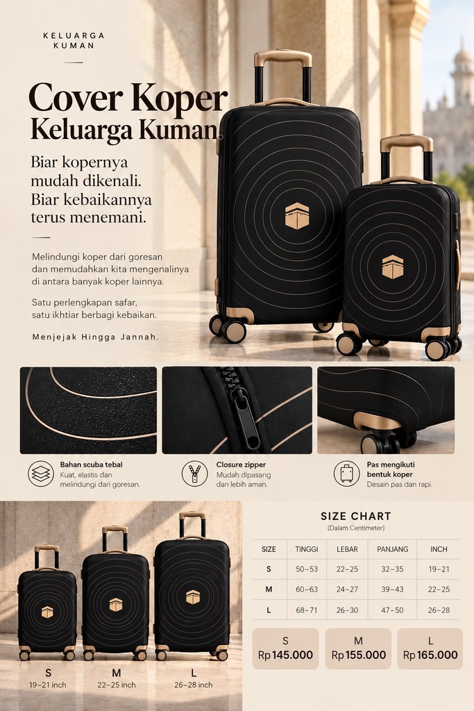 Cover Koper (S (19 - 21 inch))